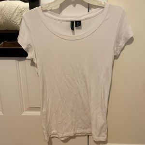 Plain white T-shirt